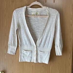 Beige Bolero Cardigan